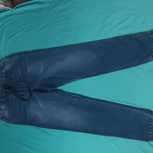 REVOL ELASTIC WAIST AND HEM , STRETCH JEANS